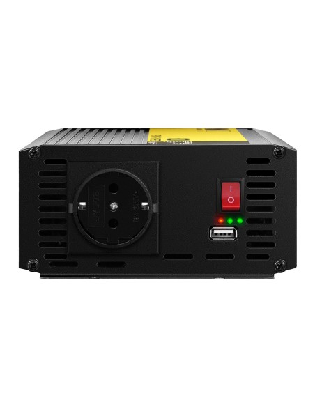 Automobilio įtampos keitiklis 600/1200W akumuliatoriui