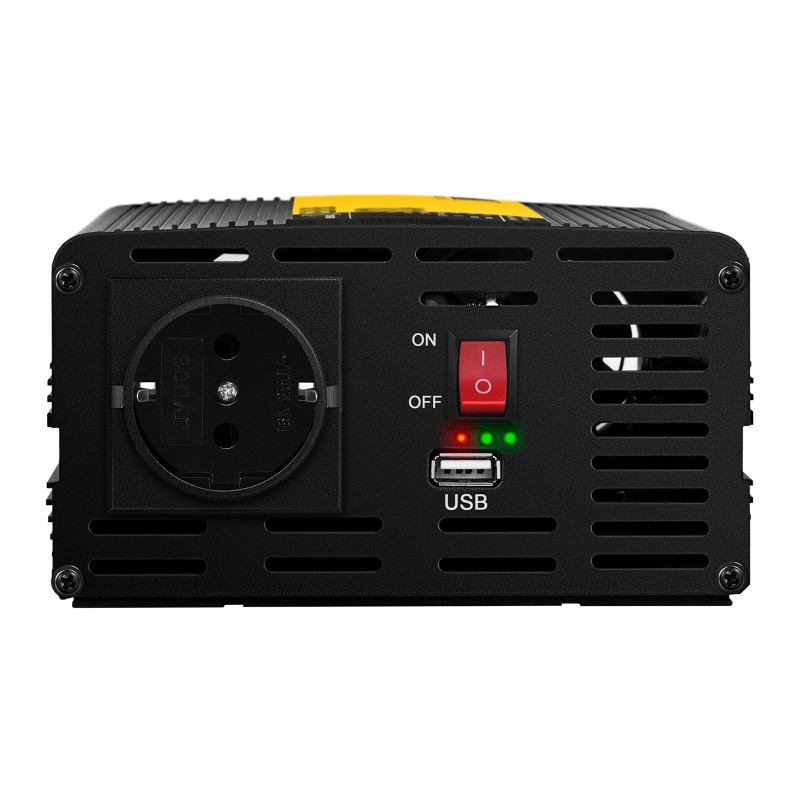 Automobilio įtampos keitiklis 1000W akumuliatoriui