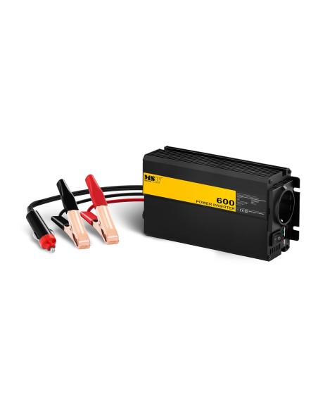 Automobilio akumuliatoriaus įtampos keitiklis 600W + Cigarečių degiklio adapteris