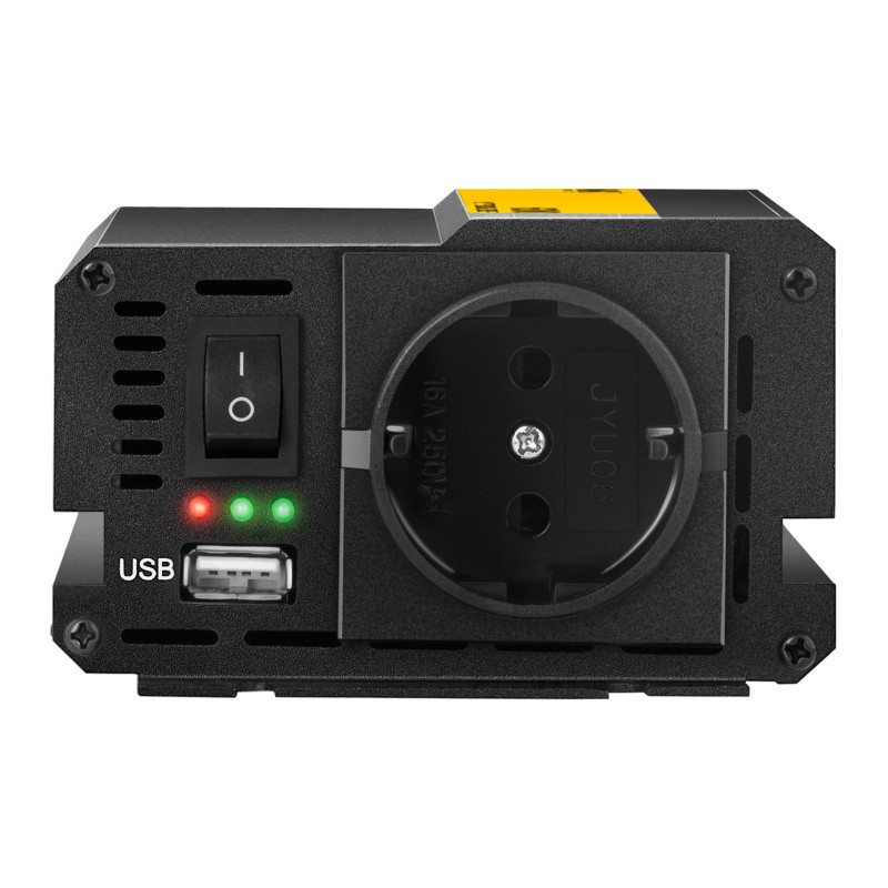 Automobilio akumuliatoriaus įtampos keitiklis 600W + Cigarečių degiklio adapteris