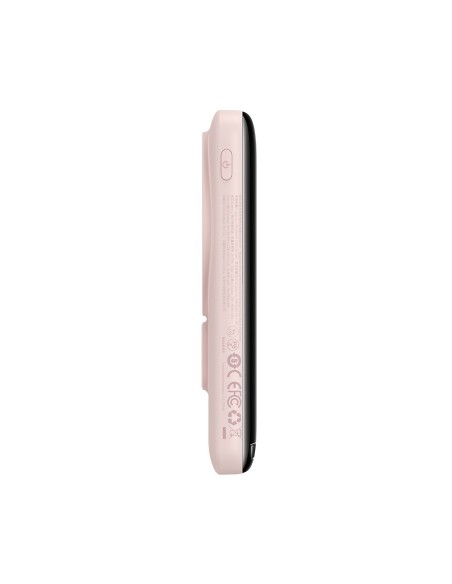 Maitinimo bankas su belaidžiu įkrovimu MagSafe 10000mAh 20W rožinė + USB-C laidas 0,5m Maitinimo bankas su belaidžiu įkrovimu MagSafe 10000mAh 20W rožinė + USB-C laidas 0,5m