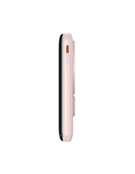 Maitinimo bankas su belaidžiu įkrovimu MagSafe 10000mAh 20W rožinė + USB-C laidas 0,5m Maitinimo bankas su belaidžiu įkrovimu MagSafe 10000mAh 20W rožinė + USB-C laidas 0,5m