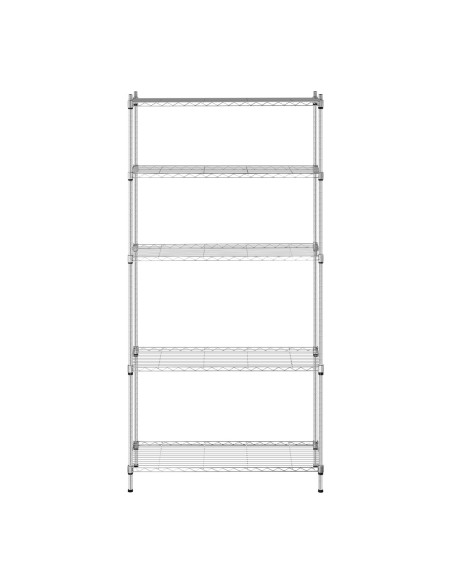 Ažūrinė vielos laikymo lentyna pilka 180x90x35cm iki 150kg Ažūrinė vielos laikymo lentyna pilka 180x90x35cm iki 150kg
