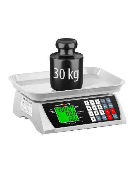 Maisto svarstyklės su atmintimi ir vienetų skaičiavimo funkcija SBS-PW-301CA 30kg / 1g Maisto svarstyklės su atmintimi ir vienetų skaičiavimo funkcija SBS-PW-301CA 30kg / 1g