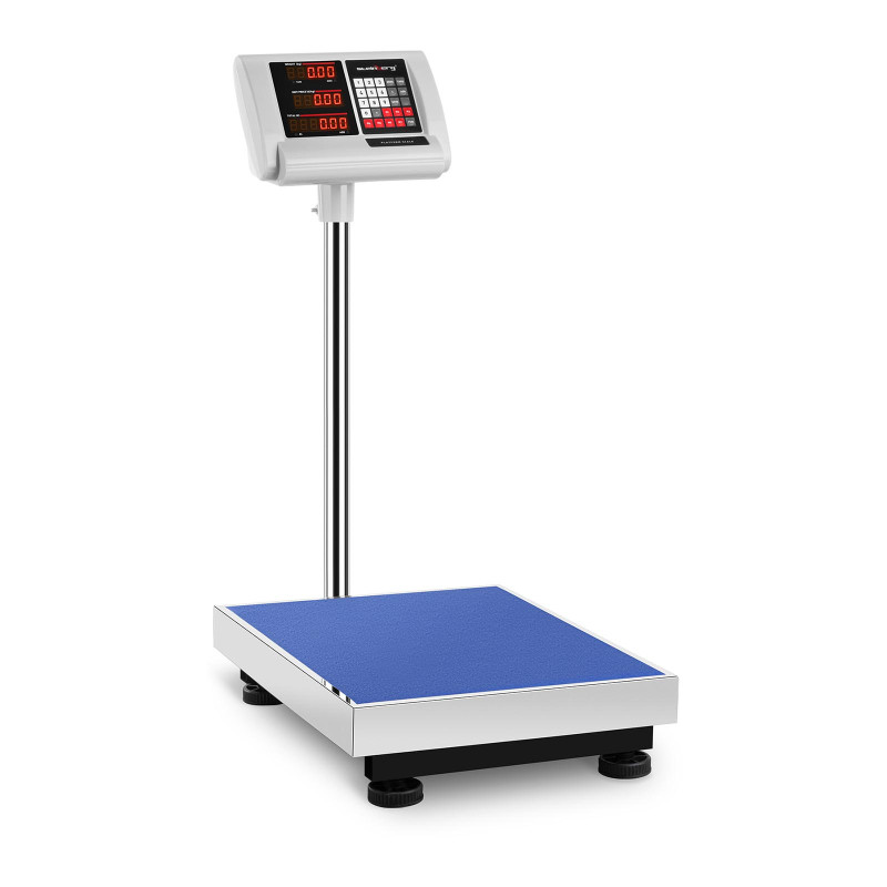 Sandėliavimo platforminės svarstyklės su 40x50cm maitinimo šaltiniu + baterija 150kg / 10g