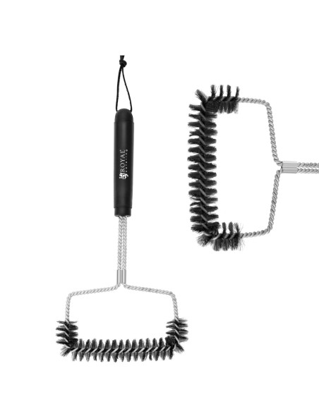 Plieninės vielos grilio šepetys, plotis 16,5 cm Plieninės vielos grilio šepetys, plotis 16,5 cm
