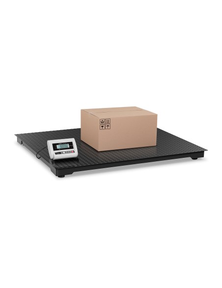 Sandėlio grindų platforminės svarstyklės 150x151cm maitinimas + baterija 3000kg / 1000g Sandėlio grindų platforminės svarstyklės 150x151cm maitinimas + baterija 3000kg / 1000g