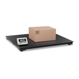Sandėlio grindų platforminės svarstyklės 150x151cm maitinimas + baterija 5000kg / 2000g