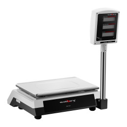Platforminės parduotuvės svarstyklės 34x23cm, maitinimas + baterija 30kg / 1g