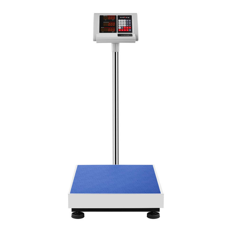 Sandėliavimo platforminės svarstyklės su 45x60cm maitinimo šaltiniu + baterija 300kg / 50g