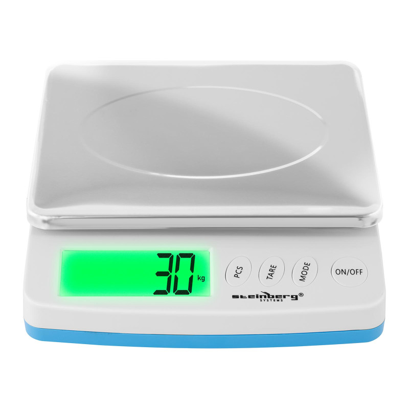 Tikslios pašto svarstyklės siuntoms ir laiškams 30kg/1g