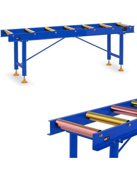 Konvejerio ritininis tiektuvas 2000x420 mm iki 400 kg Konvejerio ritininis tiektuvas 2000x420 mm iki 400 kg