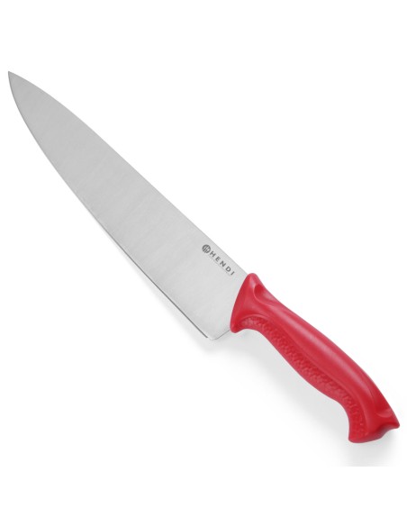 HACCP šefo peilis žaliai mėsai 320mm - raudonas - HENDI 842621