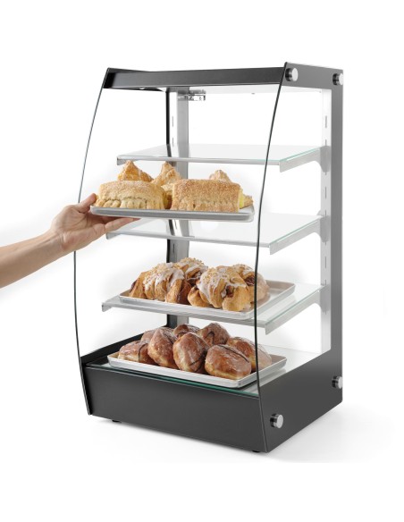 Neutrali savitarnos vitrina indų pateikimui ir patiekimui LED plotis 415mm Neutrali savitarnos vitrina indų pateikimui ir patiekimui LED plotis 415mm