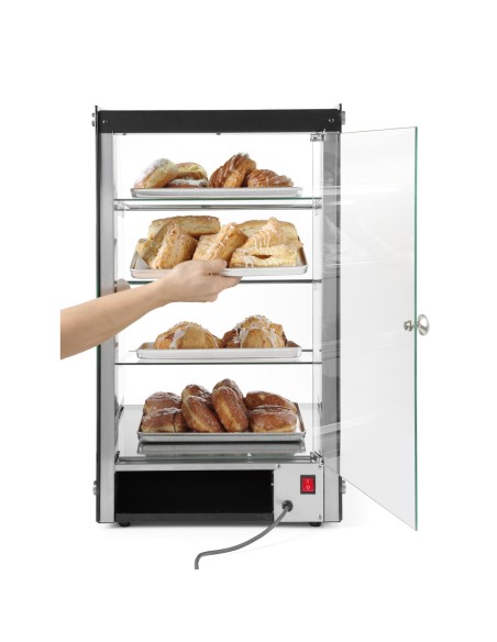 Neutrali savitarnos vitrina indų pateikimui ir patiekimui LED plotis 415mm Neutrali savitarnos vitrina indų pateikimui ir patiekimui LED plotis 415mm