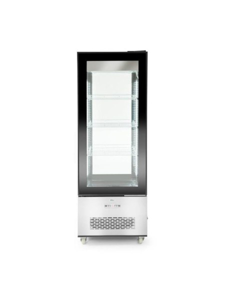 Šaldoma konditerijos vitrina ant ratukų 3 lentynos LED 400L