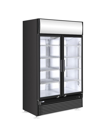 Šaldymo vitrina su šviečiančia reklamine plokšte 750L