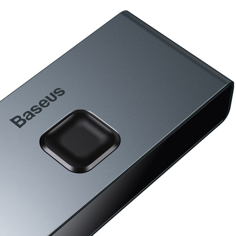 Jungiklio skirstytuvo jungiklis HDMI 2x HDMI 4K 30 Hz dvikryptis pilkas