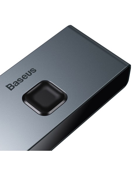 Jungiklio skirstytuvo jungiklis HDMI 2x HDMI 4K 30 Hz dvikryptis pilkas Jungiklio skirstytuvo jungiklis HDMI 2x HDMI 4K 30 Hz dvikryptis pilkas