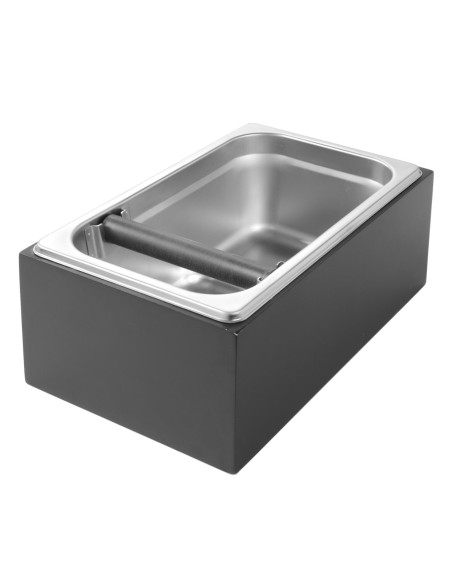 Impactor talpykla kavos tirščiams GN 1/4 mediniame korpuse