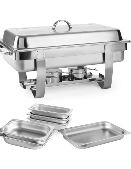 Plieninis žvakių šildytuvas pastai GN 1/1 - DIDELIS RINKINYS