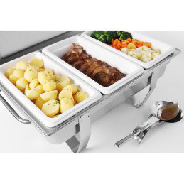 Plieninis žvakių šildytuvas pastai GN 1/1 - DIDELIS RINKINYS