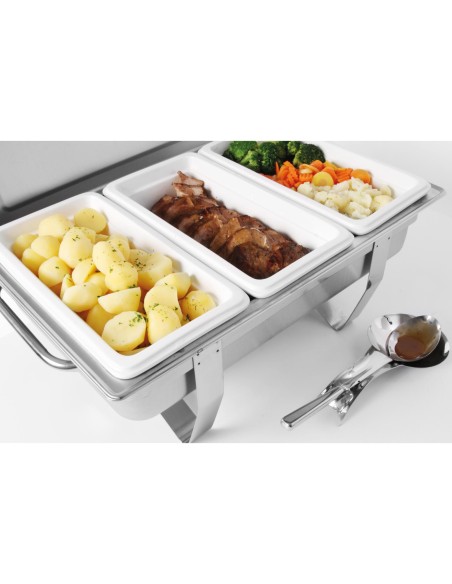 Plieninis žvakių šildytuvas pastai GN 1/1 - DIDELIS RINKINYS