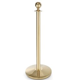 Plieninis barjerinis stulpas, aukštis 93cm - auksinis