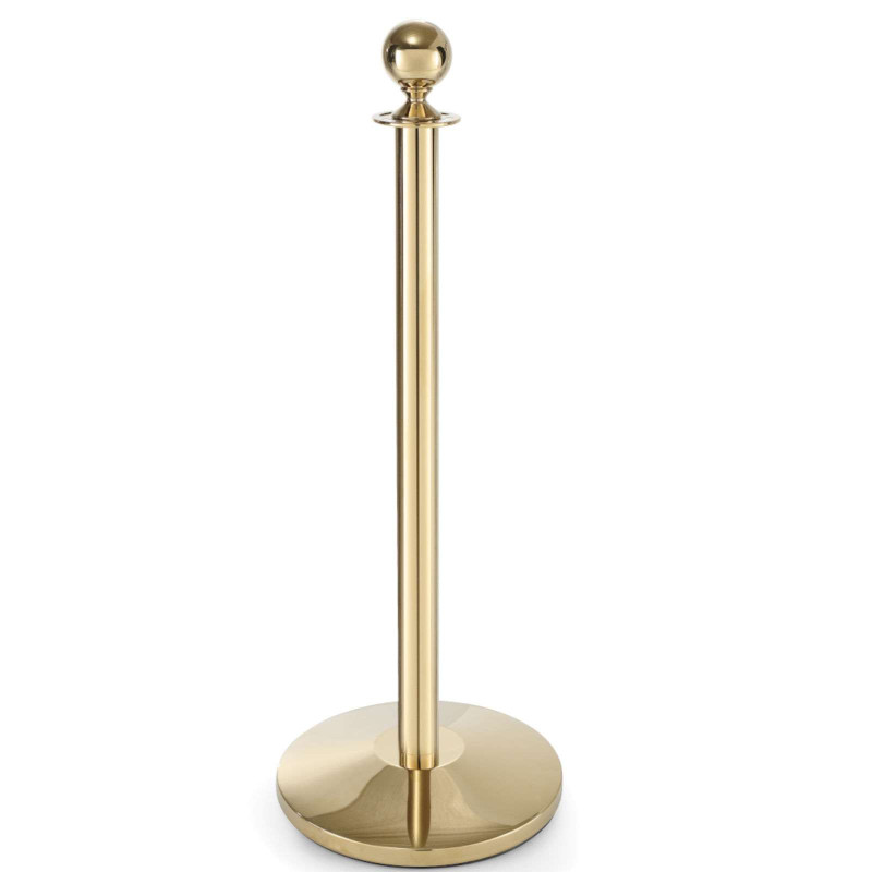 Plieninis barjerinis stulpas, aukštis 93cm - auksinis