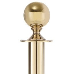Plieninis barjerinis stulpas, aukštis 93cm - auksinis