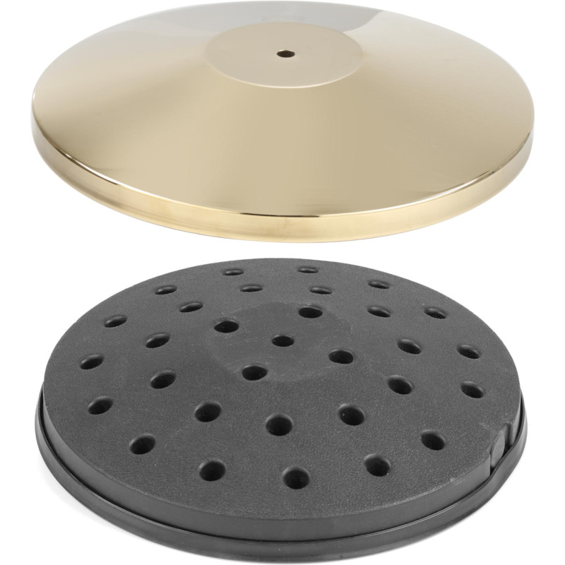 Plieninis barjerinis stulpas, aukštis 93cm - auksinis