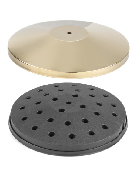 Plieninis barjerinis stulpas, aukštis 93cm - auksinis