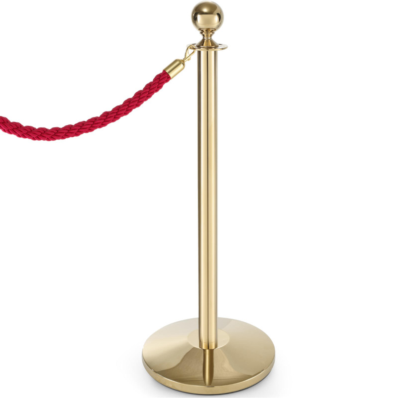 Plieninis barjerinis stulpas, aukštis 93cm - auksinis