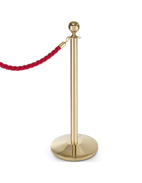 Plieninis barjerinis stulpas, aukštis 93cm - auksinis