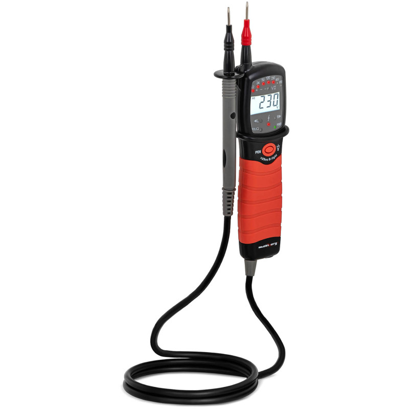AC/DC įtampos matuoklis, diapazonas 12V - 690V LCD