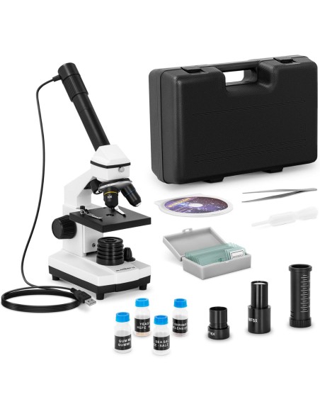 Skaitmeninis mikroskopas su padidinimu 20-1280x USB SET Skaitmeninis mikroskopas su padidinimu 20-1280x USB SET