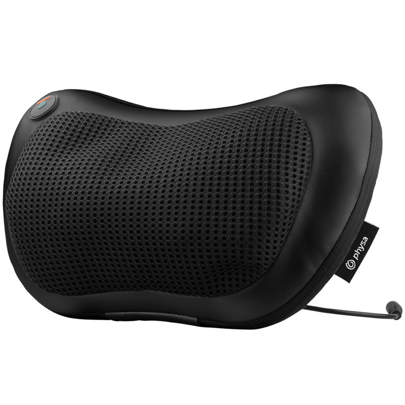 Kūno kaklo ir nugaros masažo pagalvė 12V/230V 24W juoda