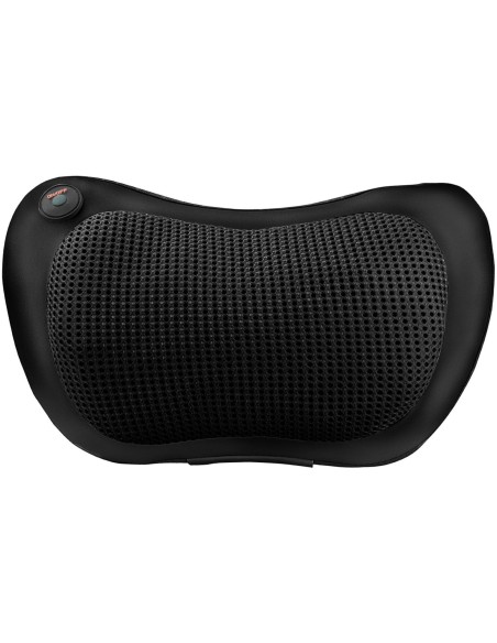Kūno kaklo ir nugaros masažo pagalvė 12V/230V 24W juoda Kūno kaklo ir nugaros masažo pagalvė 12V/230V 24W juoda