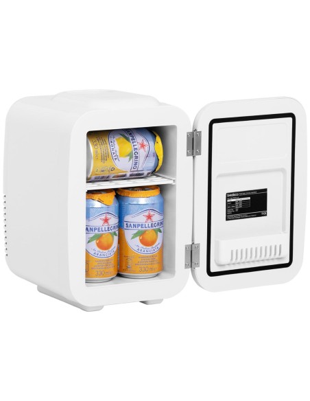 Mini turistinis auto šaldytuvas 2in1 4L 12V / 230V baltas Mini turistinis auto šaldytuvas 2in1 4L 12V / 230V baltas