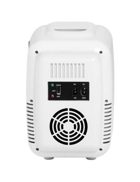 Mini turistinis auto šaldytuvas 2in1 4L 12V / 230V baltas Mini turistinis auto šaldytuvas 2in1 4L 12V / 230V baltas