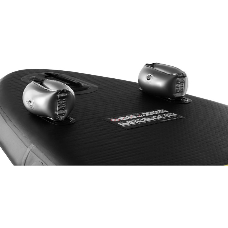 Pripučiama SUP lenta su priedais Balance Line 145 kg juoda