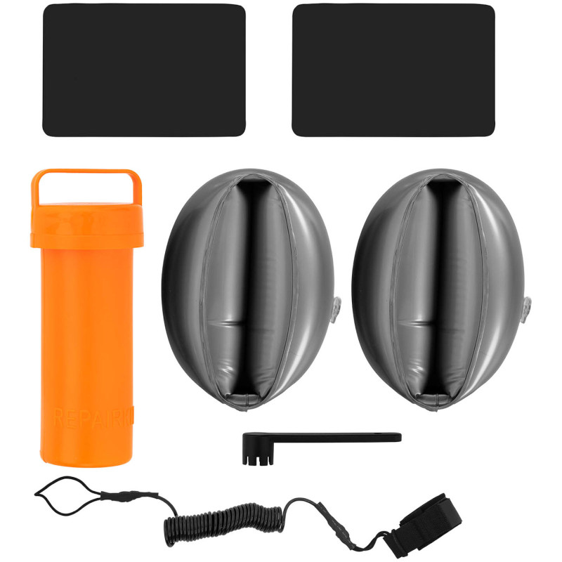 Pripučiama SUP lenta su priedais Balance Line 145 kg juoda