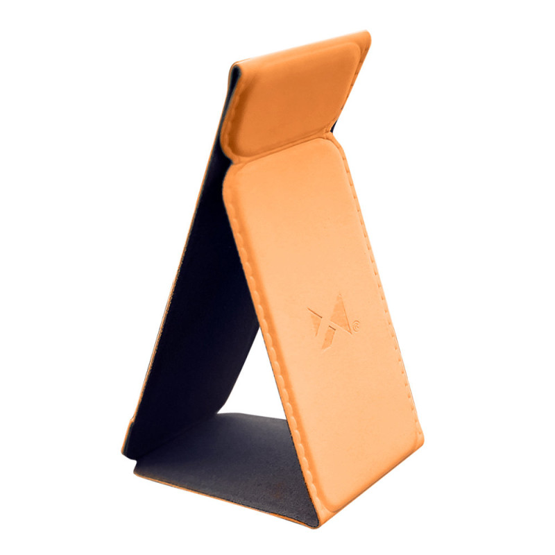 „Grip Stand“ lipnus telefono laikiklis oranžinės spalvos „Grip Stand“ lipnus telefono laikiklis oranžinės spalvos