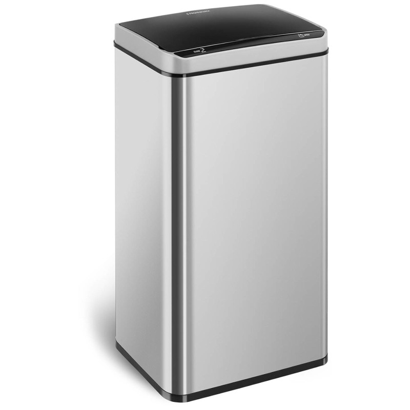 Automatinė bekontaktė šiukšlių dėžė su judesio jutikliu, diapazonas 20 cm 70 L