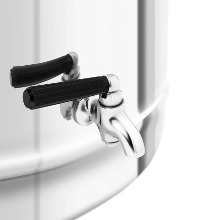 70L plieninis maitinimo termosas su čiaupu gėrimų transportavimui