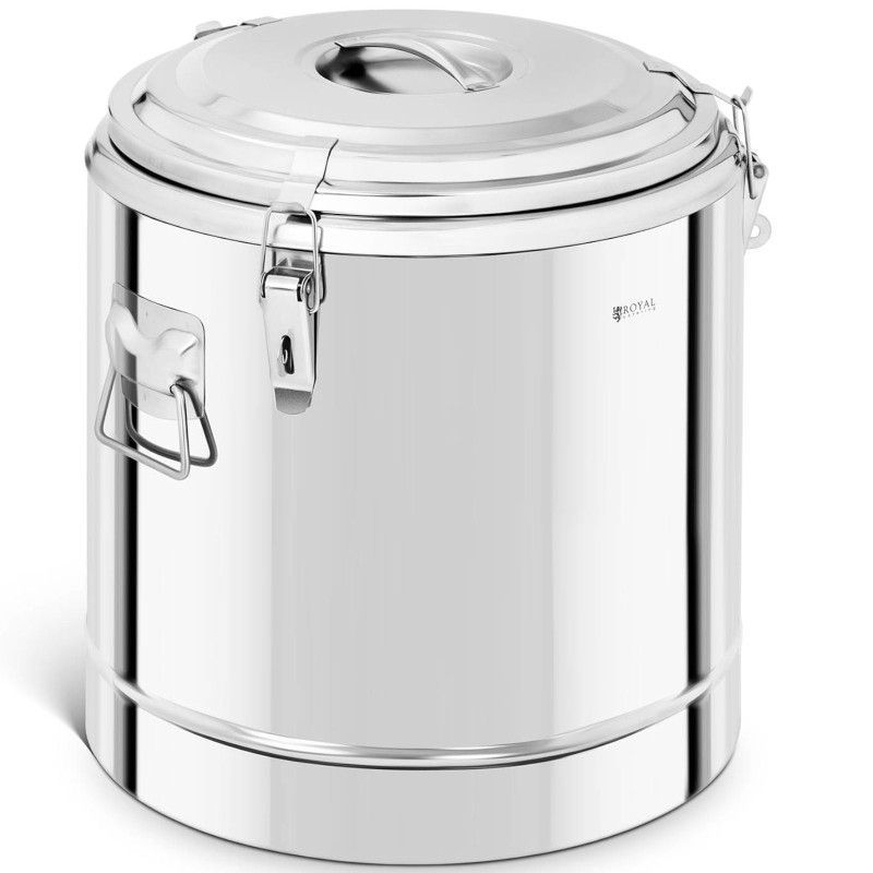 Plieninis maitinimo termosas maistui gabenti 35L