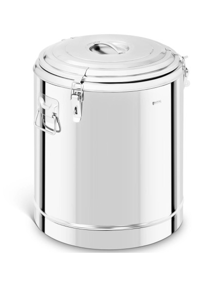 Plieninis maitinimo termosas maistui gabenti 60L Plieninis maitinimo termosas maistui gabenti 60L