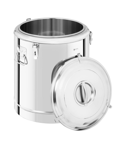 Plieninis maitinimo termosas maistui gabenti 60L Plieninis maitinimo termosas maistui gabenti 60L