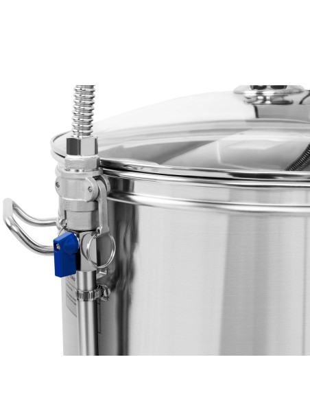 Košės virdulys alaus gamybai nerūdijančio plieno 2500W LCD 40L Košės virdulys alaus gamybai nerūdijančio plieno 2500W LCD 40L