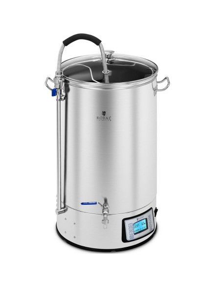 Košės virdulys alaus gamybai nerūdijančio plieno 2500W LCD 60L Košės virdulys alaus gamybai nerūdijančio plieno 2500W LCD 60L